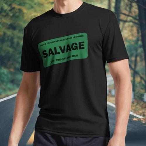 New Shirt Contains Salvage Item Team Member Active T-Shirt Funny Size S to 5XL S