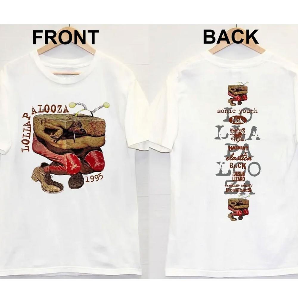 Винтажная футболка Lollapalooza Festival Concert 1995 Унисекс XXL