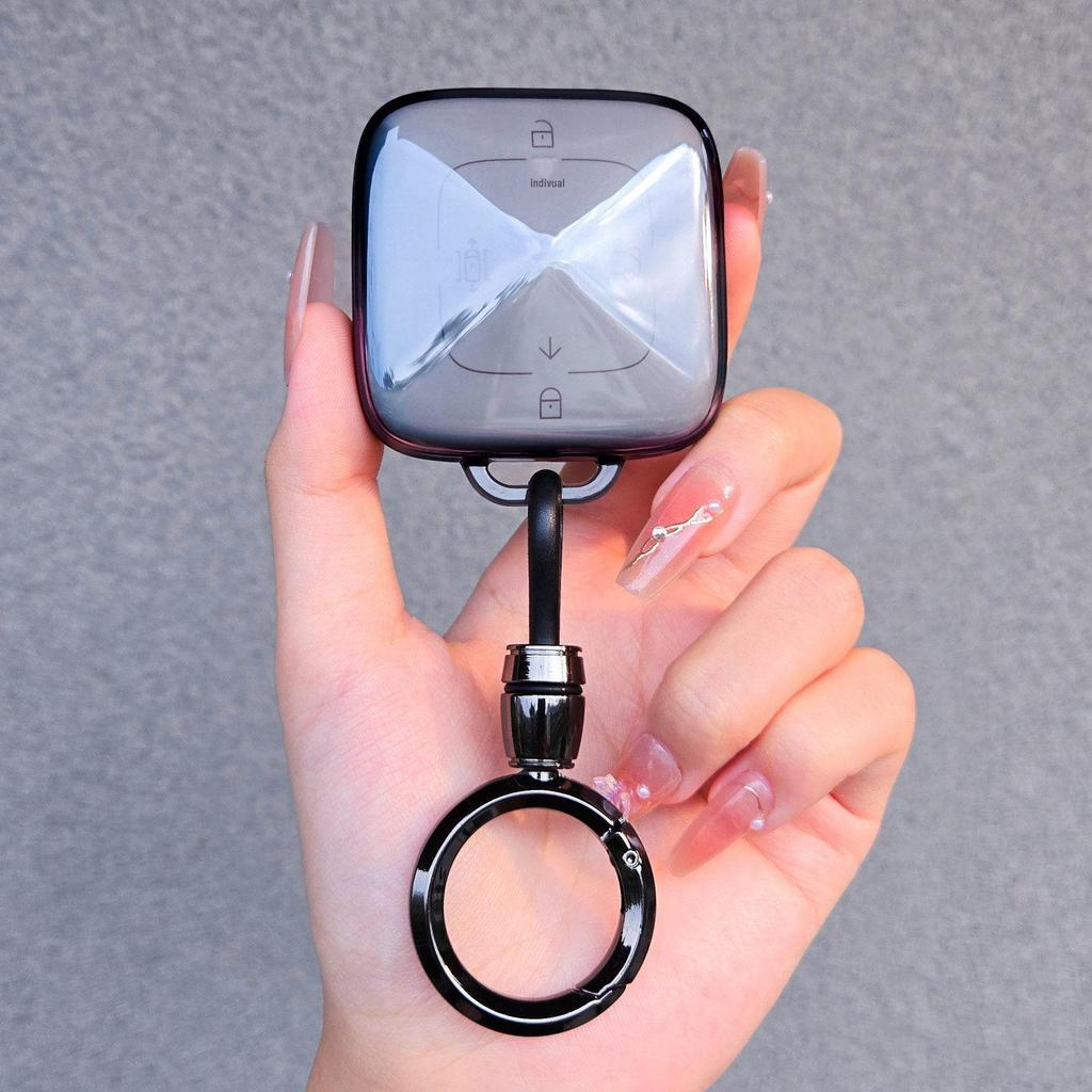 Zeekr 9X8X001X Key Case: Men's & Women's Full-Coverage Transparent Style for Zeekr 7X/007 Cars