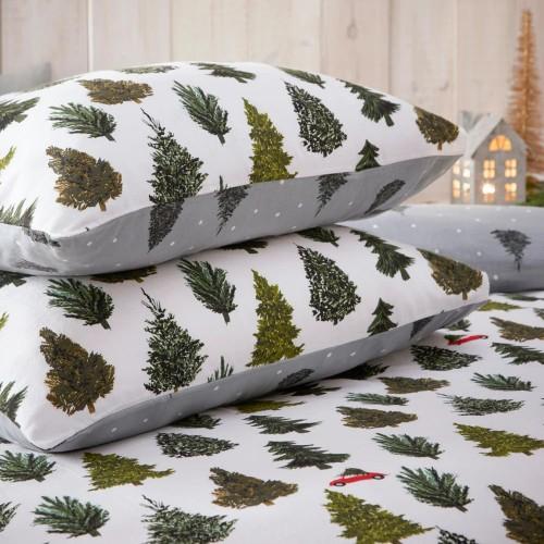 Furn Evergreen Brushed Cotton Duvet Cover Set