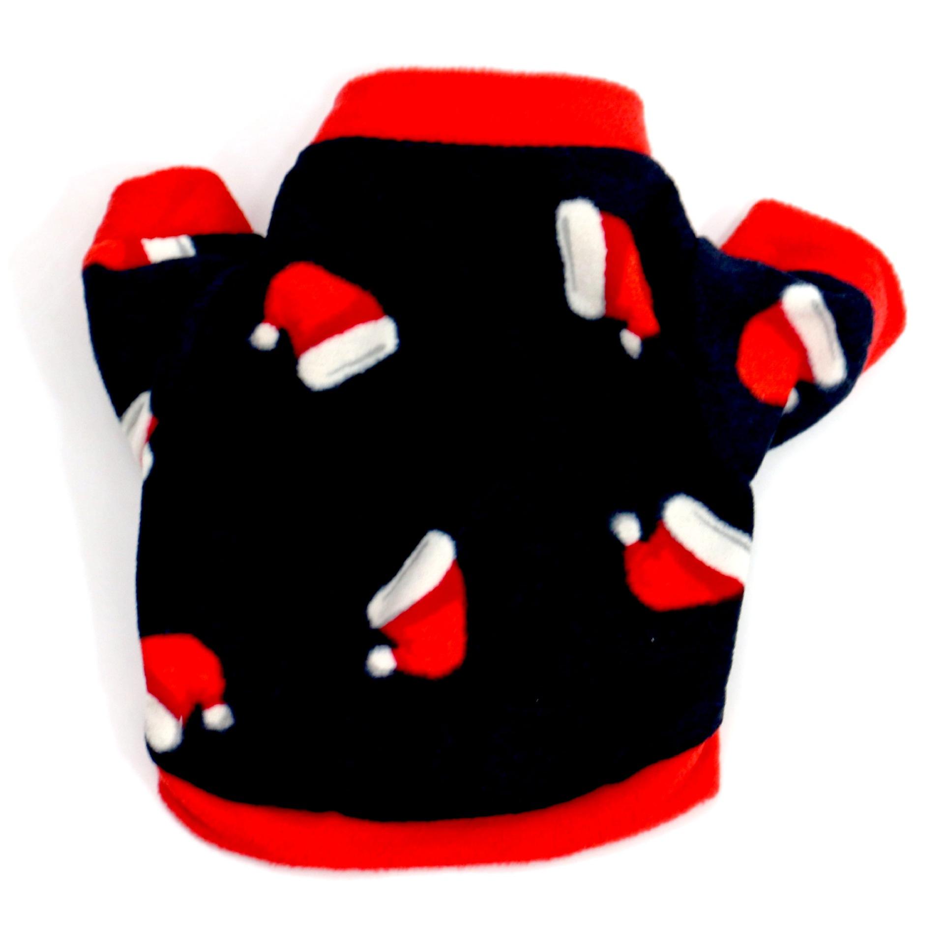 

Осенне-зимняя классика, рождественская флисовая куртка для собак и котят, многоцветный выбор L