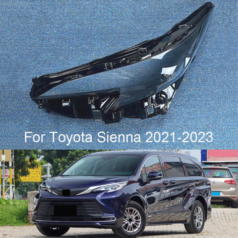 For Toyota SIENNA 2021 2022 2023 Car Headlight Shell Headlight cover Headlamp Lens Headlight Glass Auto Shell Cover
