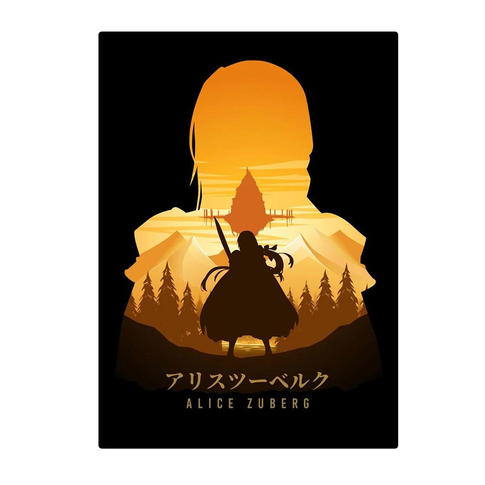 Japanese Classic Anime Poster Picture Prints Canvas Painting Bedroom Living Room Decor Wall Art Vintage Mural Without Frame