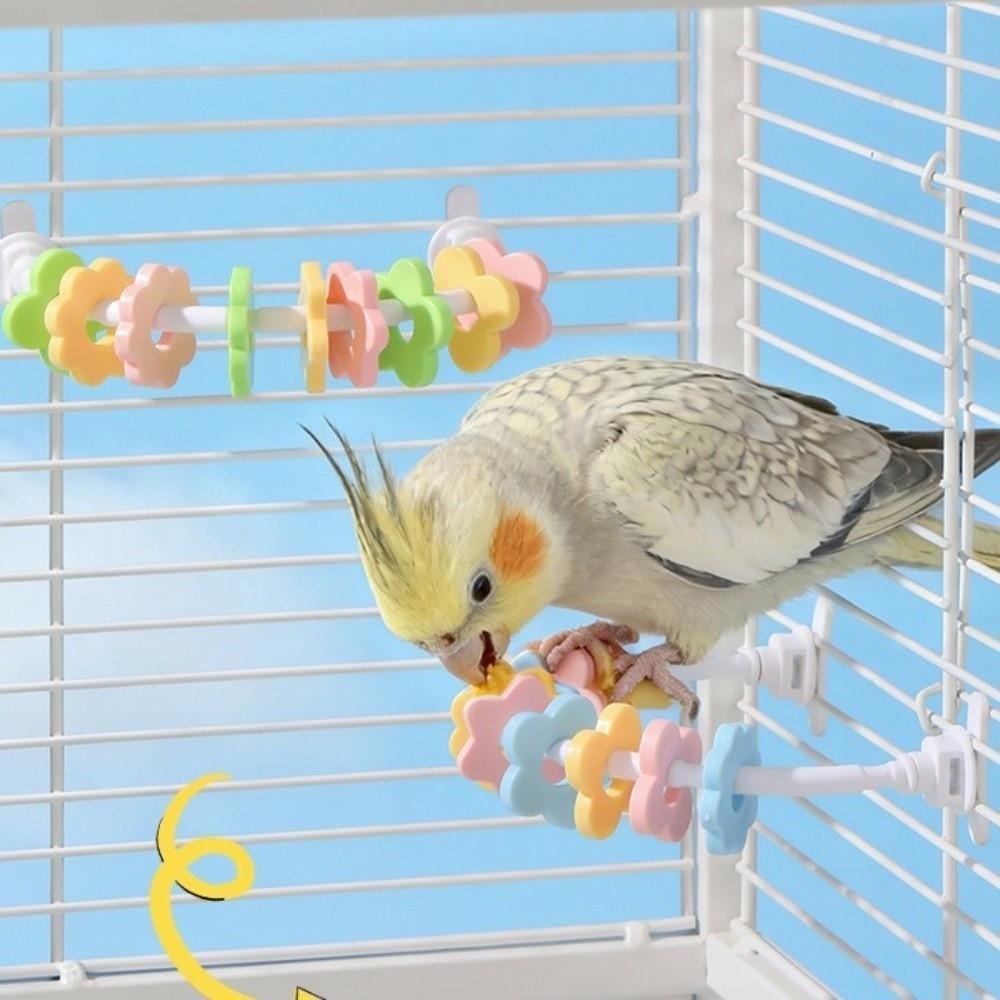 Bite Resistant Parrot Perch Toy Wear Resistant Beak Grinding Rack Cage Accessories