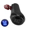 Car 6 Speed Gear Shift Knob Carbon Fiber Style with Light Replacement for 1 Series E81 E82 E87 E88 F20