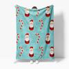 Soft Fluffy Throw Blanket Cozy Warm Sherpa Fleece Blanket Gift Home Decor Christmas Pattern Cute Holiday Gift Lightweight Plush
