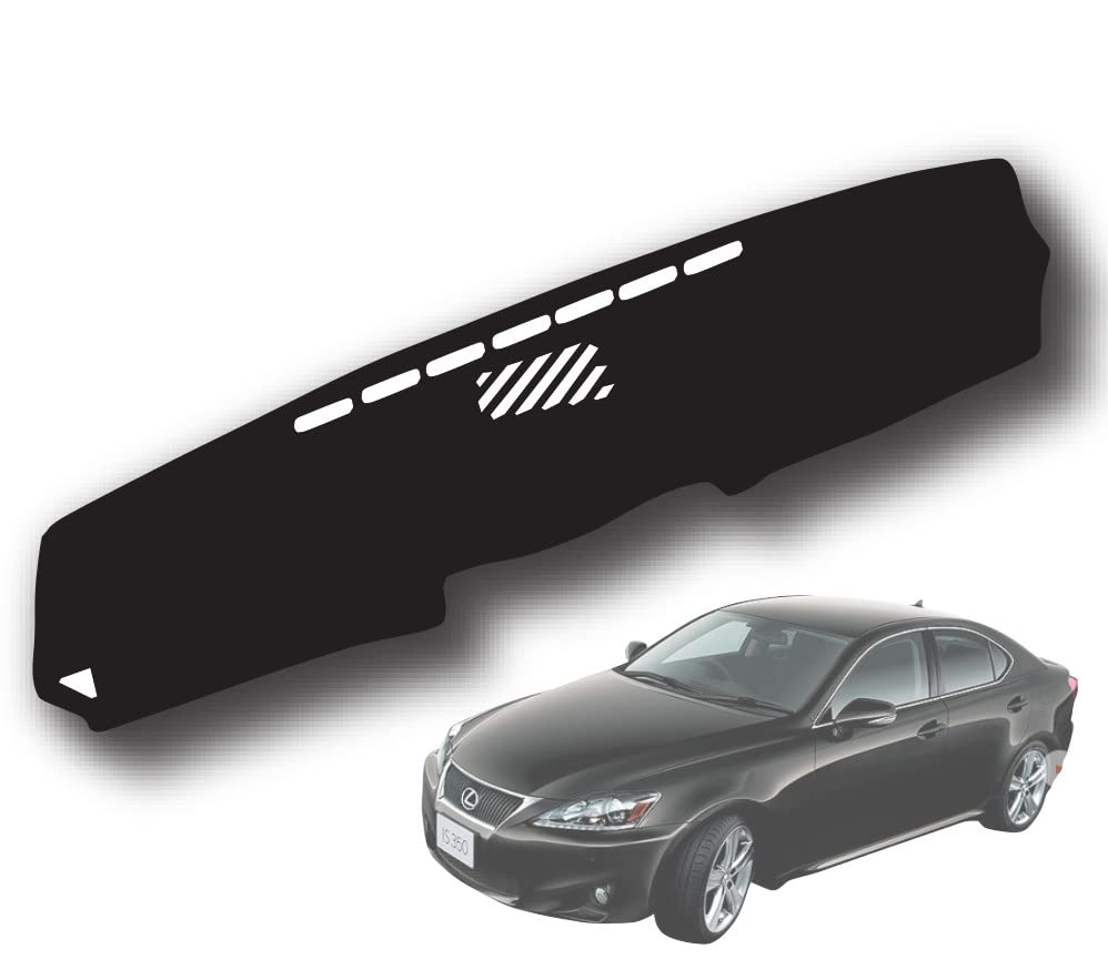 

MKT Dashboard Mat Cover for Lexus Polyester IS250/IS350 2005-2013 [High-Quality Material]