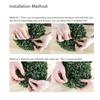 2PCS Artificial Plant Topiary Ball 18.9 Inch PE Outdoor UV Resistant Faux Boxwood Decorative Balls for Backyard Garden Wedding Home Decor