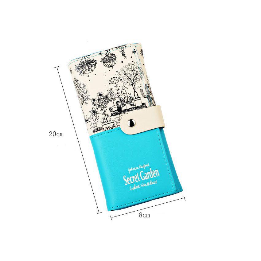 Secret Garden 2019 Artificial Leather Wallet Women Purse Fashion Pastoral Fresh