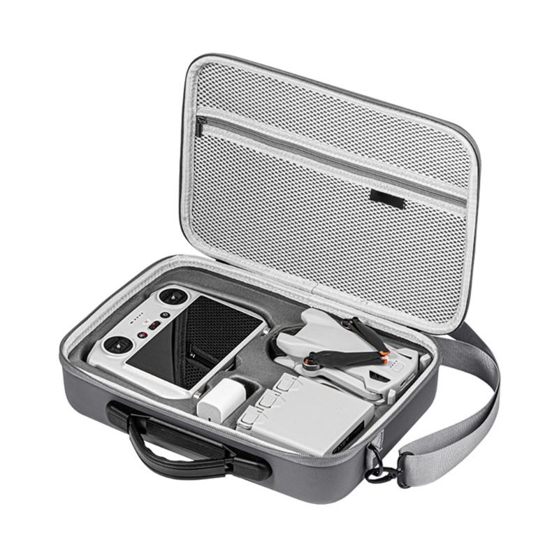 Travel Carrying Case Box for Mini 3 Drones PU Shoulder Bag Portable Storage Pouch Wear-resistant Organiser