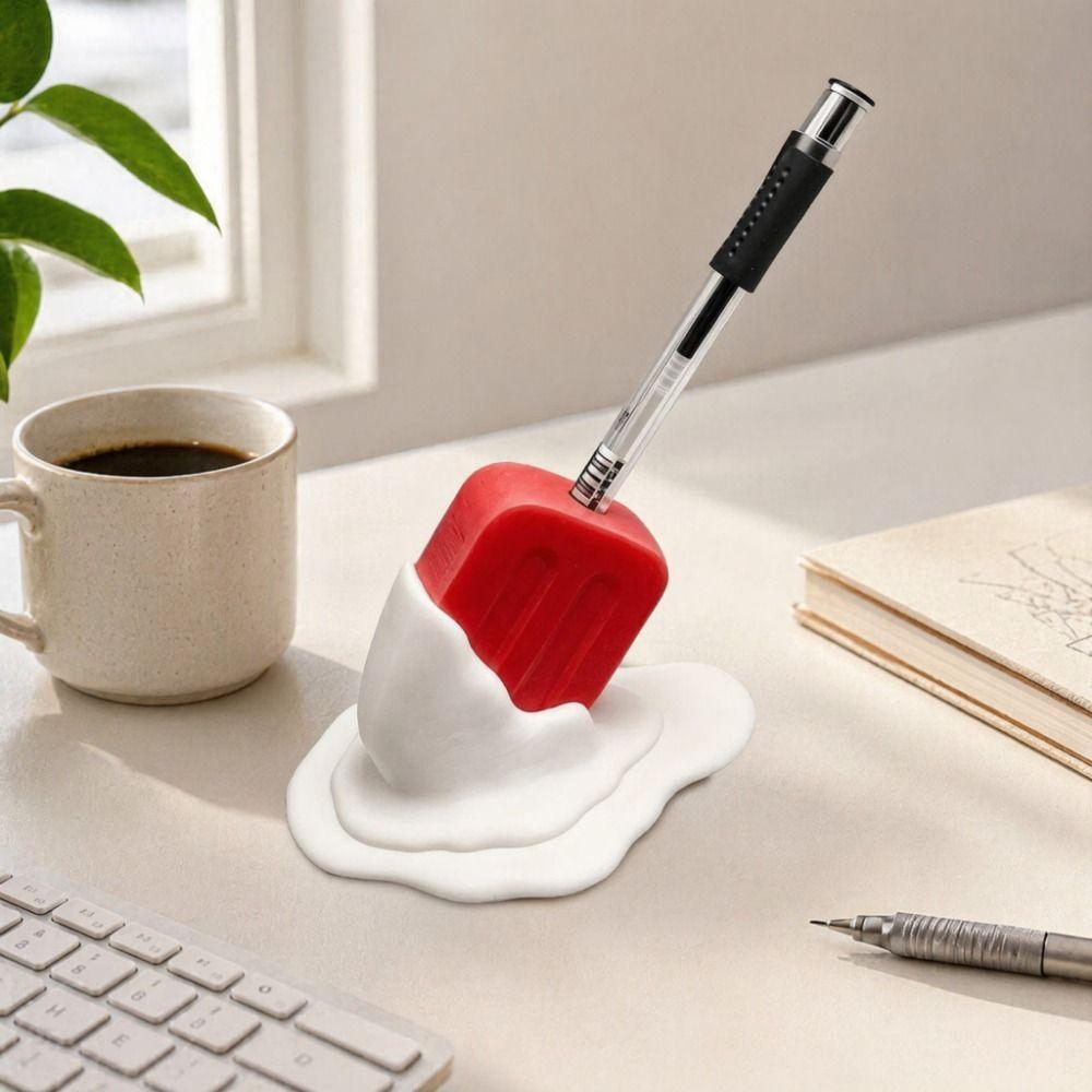 Popsicle Shape Pen Holder 3D Printed Pen Stand Ice Cream Pencil Holder Gift For Enthusiasts