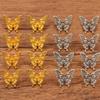 13x14mm Butterfly Pendant: Alloy Jewelry Accessory In 2 Colors