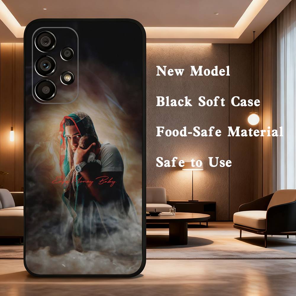 Singer M-Myke T-Towers Cool Phone Case For Samsung Galaxy A73,31,32,72,41,J7,8,9,53,52,71,22,Note Soft Black Silicone Cover