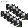 5PCS 231 241 Compatible for Brother Tz TZe-231 Tz-241 Tze-131 631 831 335 Tapes Black On White 12mm Label Tape for P-Touch Maker