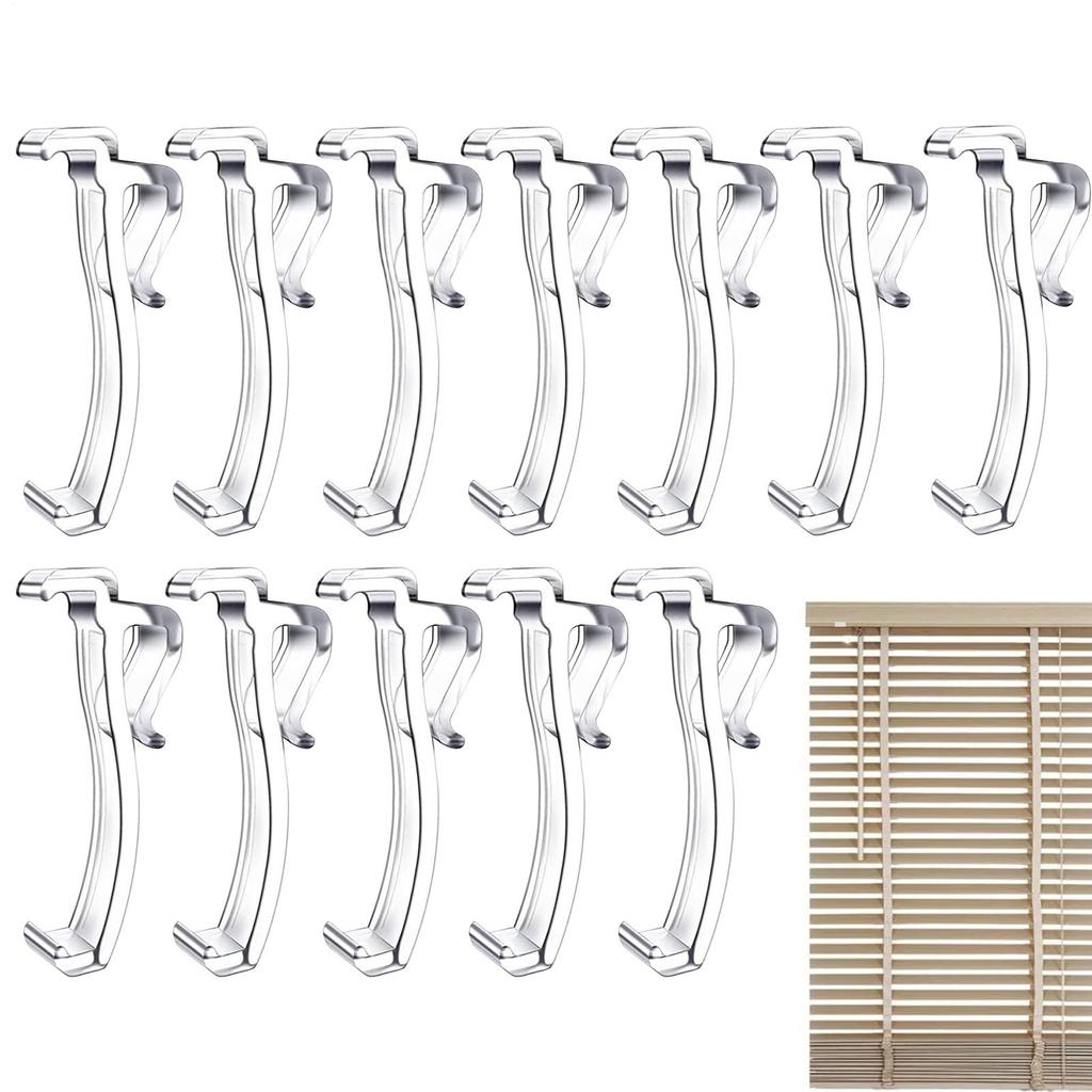 Rv Drapery Holder 12 Piece Drapery Clips Side Window Covering Hardware Holdback Easy Install for Camping Outdoor Bedroom