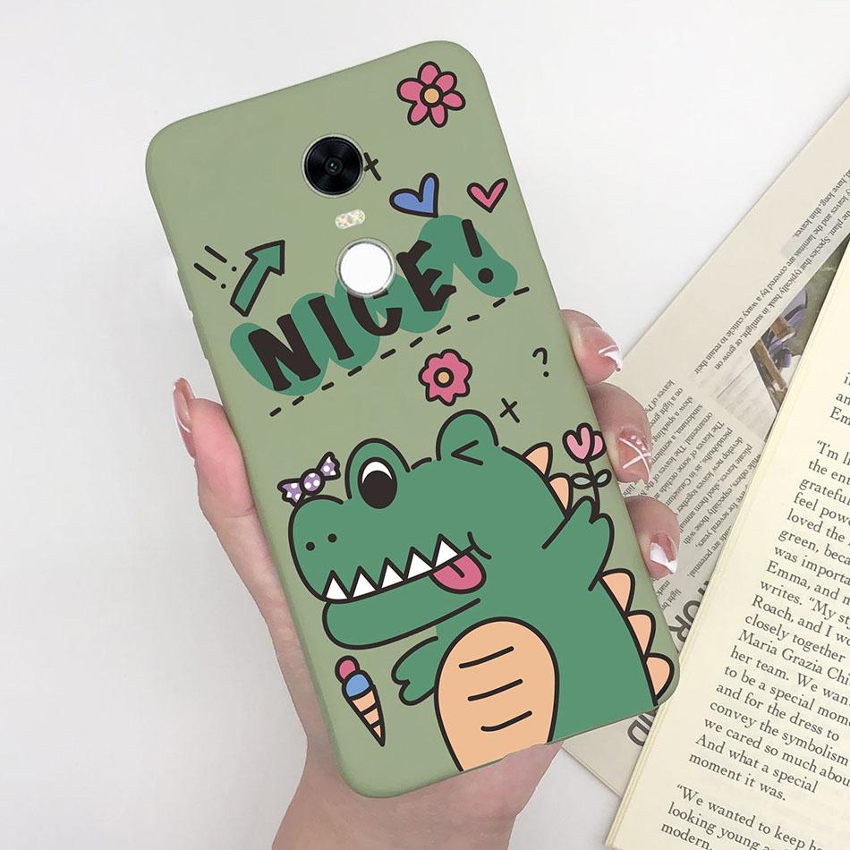 Cute Cartoon Case For Xiaomi Redmi 5 Plus Case Soft Painted Matte Silicone Back Cover For Redmi5 Plus Redmi 5+ Phone Cases Funda
