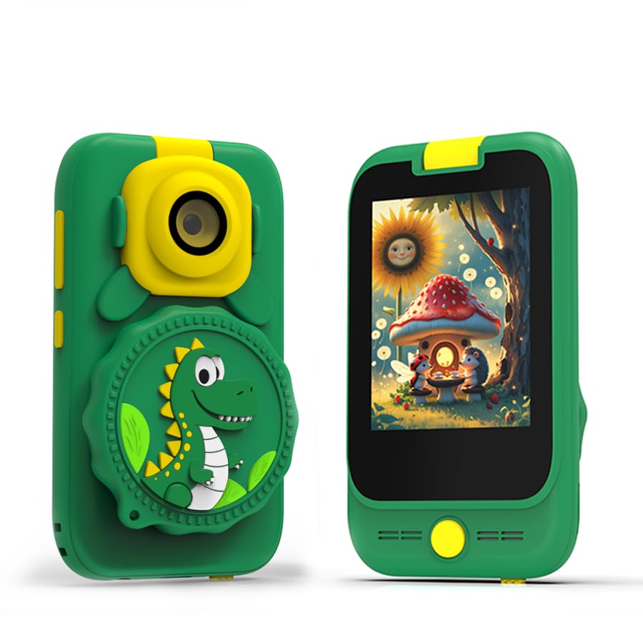 

Kids Mobile Phone New Microscope Kids Video English MP3 Mobile Phone with 32GB Birthday Boys and Japanese Instruction Manual Included Camera,