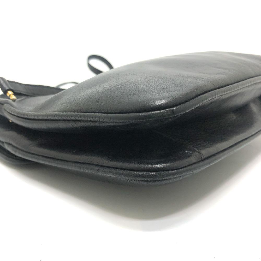 CELINE logo Crossbody bag, shoulder bag Shoulder Bag Leather Black