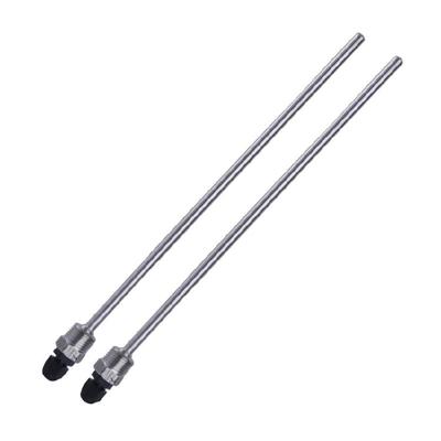 2 Piezas Acero Inoxidable Rosca de 1/2 pulgada Presión 300 mm Termopozo Para Fundas de Inmersión Bolsillos Tubos Sensores de Temperatura