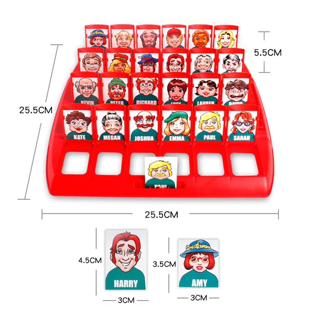 Funny Who Is It Classic Board Game Family Parents Kids Games Home Party Toy Gift