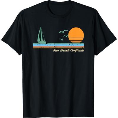 Seal Beach Kalifornia Tričko Tričko pre Mužov Ženy Deti