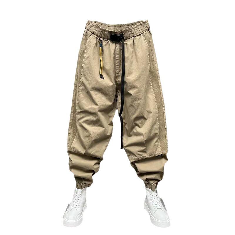 Men's Fashionable Stretch Workwear Pants - Trendy Casual Leggings for Spring and Autumn