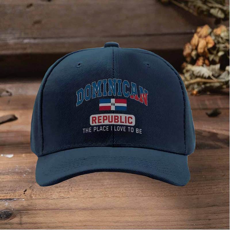 Dominikanische Republik Verstellbare Baseballkappe Mehrfarbige Trucker-Mütze für den täglichen Gebrauch Outdoor-Urlaub Pendeln