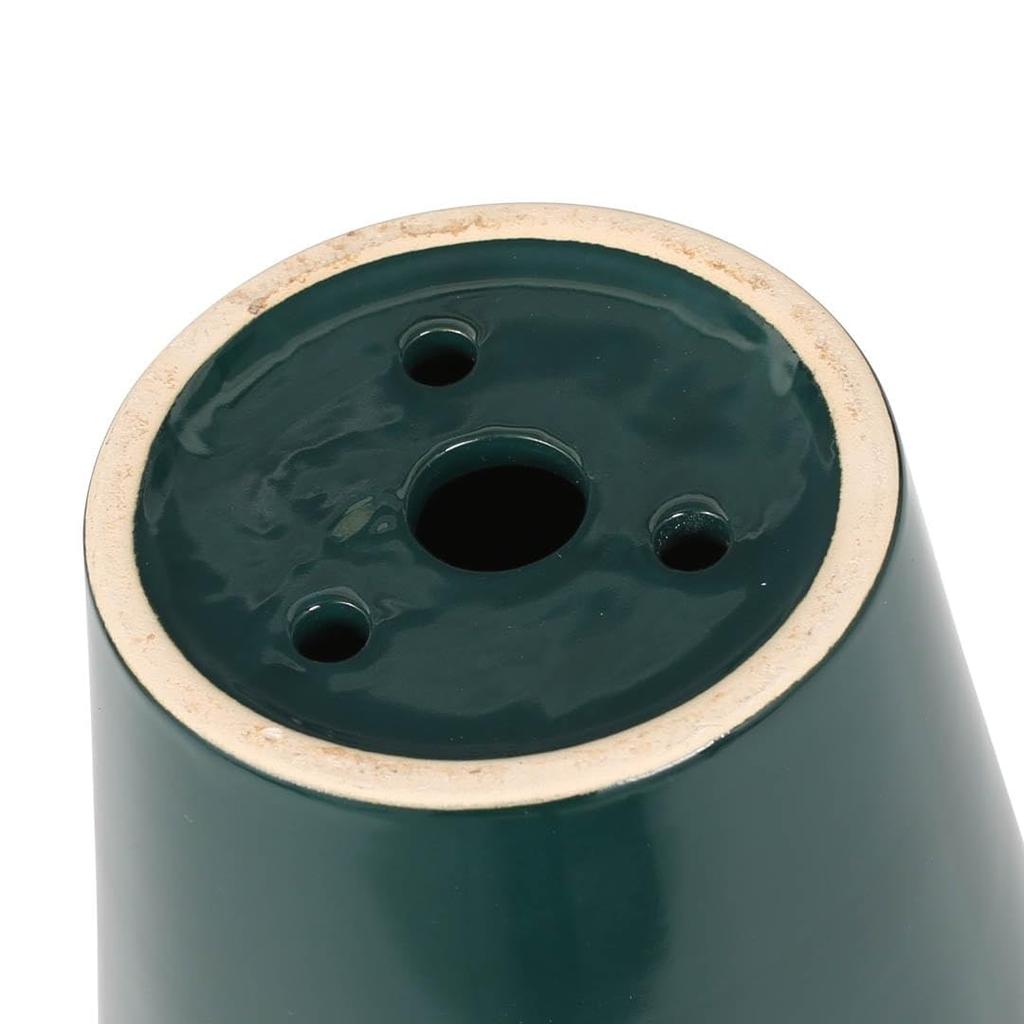 Dulton Botany Long Pot L Green A flower pot decorated with an embossed logo and earth BOTANY height diameter colors, tall, No. 6, 18.4 cm, 18.7 cm,