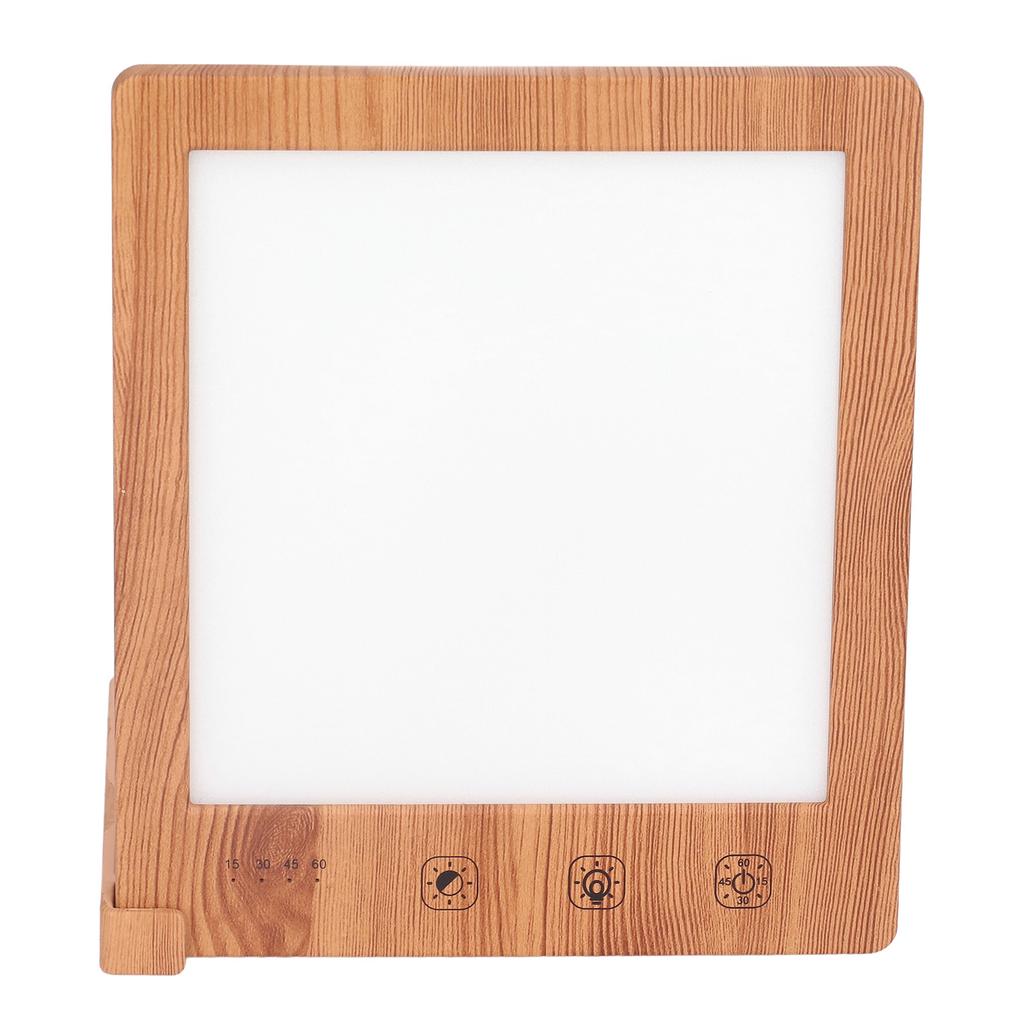 Lámpara de Terapia de Luz Espectro Completo 10000LX Luz LED de Fototerapia Regulable Temporizador Control Táctil