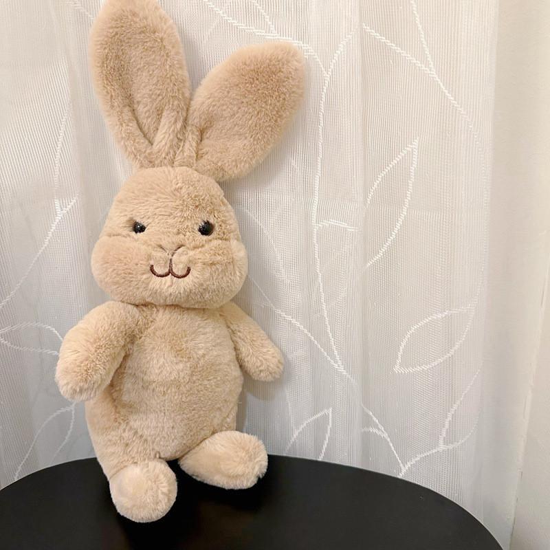 

Plush Rabbit Brown Toy Animal Stuffed Doll Sleep Soothing Decoration Gift Kids 30cm
