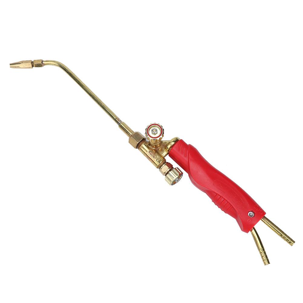 H012 Mini Gas Welding Torch Brass Injection Type Oxygen Welding Cutting Torch 30cm