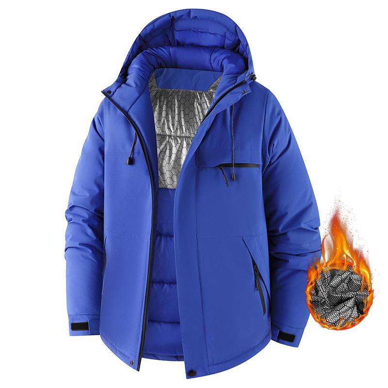 Winter Couple's Cotton Coat, Hiking Jacket, Outdoor Couple's Windproof and Cold Proof Thick Warm Cotton Coat