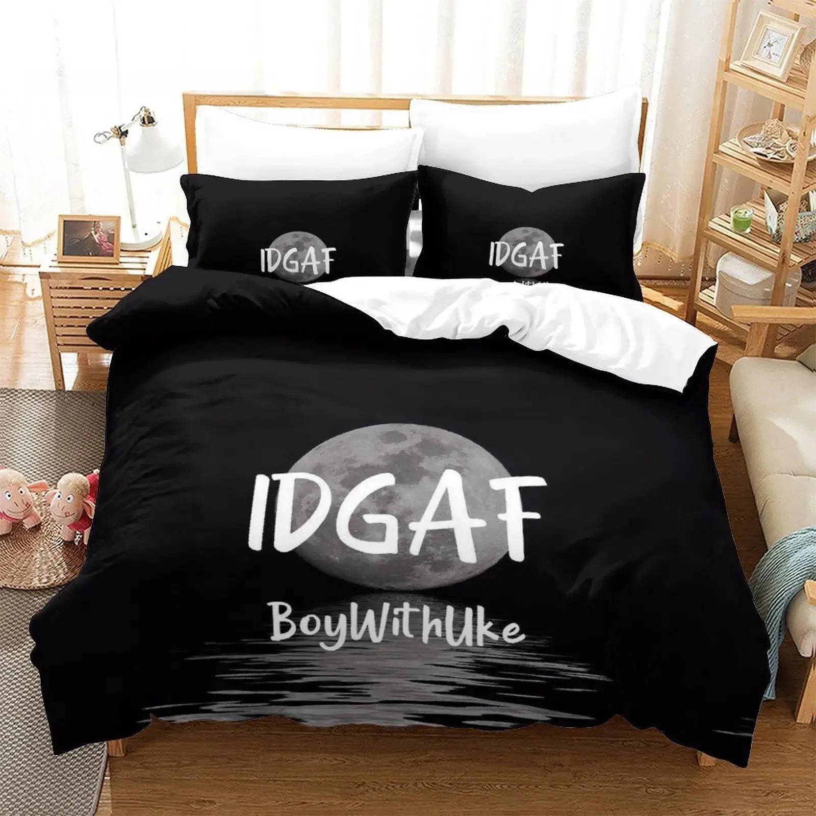 

Warm Elegant Single Twin Full Queen King Boywithuke Size Bed Aldult Kid Bedroom Sets 3D Print Anime Quilt Comforter (quilt)-EU Single(135*200cm)3pcs