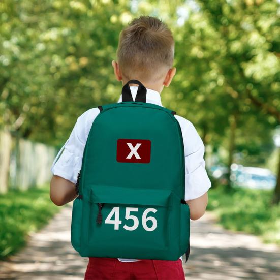 TV Character Backpack Game Cosplay Schoolbag with Large Main Bag And Internal Partition Number Printing Rainproof Backpack