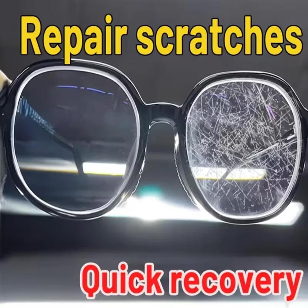 Lens Scratch Remover 30g Long-Lasting Cleaner Polishing with Sponge Eye Glass Scratch Remover for Cleaning Car Fog Watch Screen