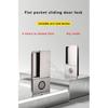 Invisible Pocket Door Lock with Double-Sided Handle Ghost Door Hook Minimalist Kitchen Sliding Door Lock for Home Security
