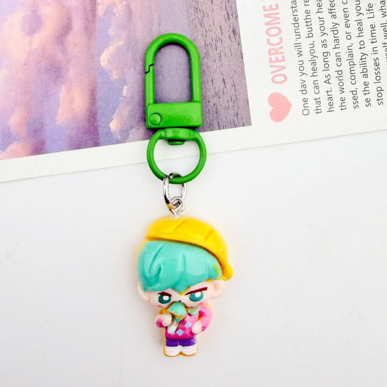 Adorable Anime Demon Hunter Girls Keychain Pendant for Bags and Best Friends