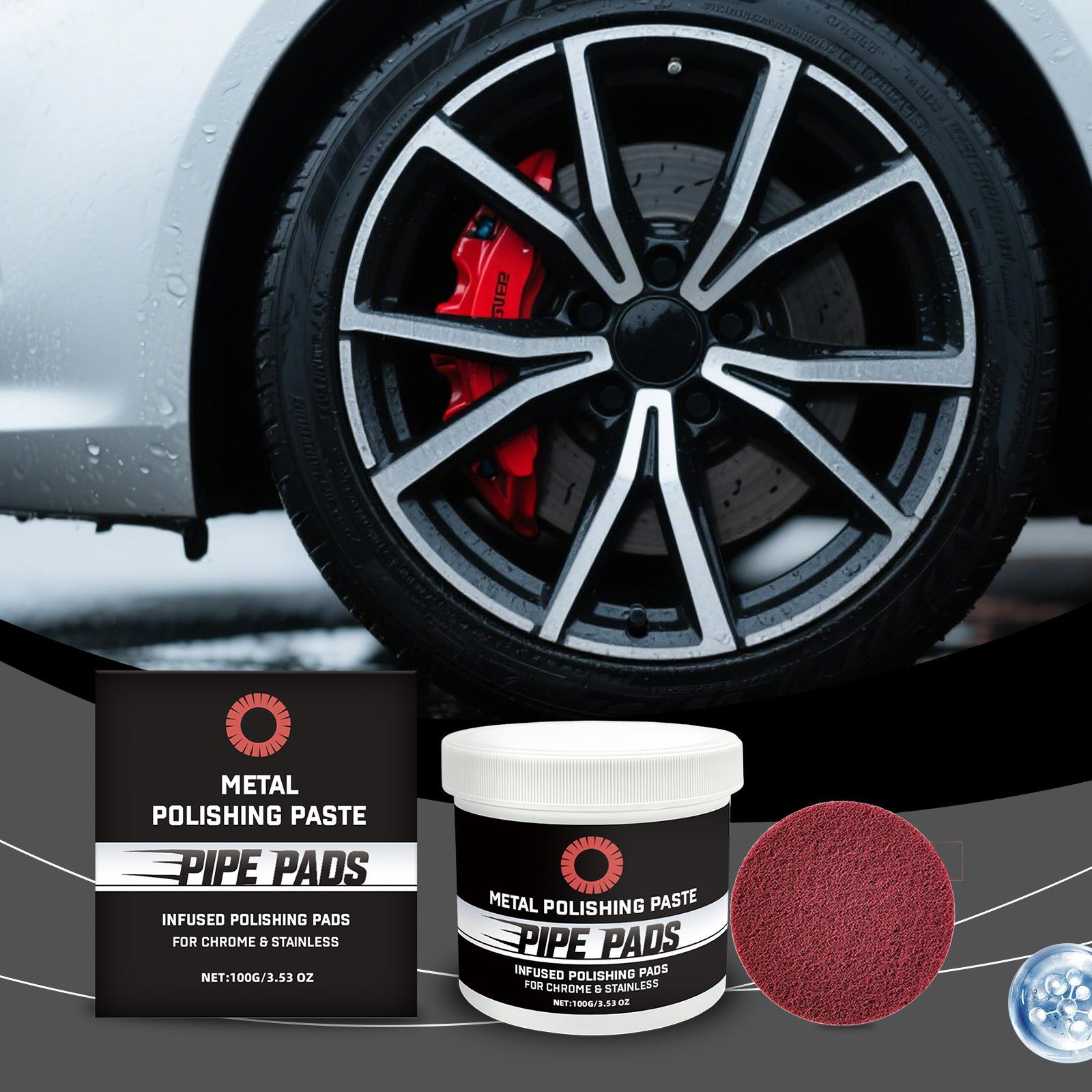 

Metal Polishing Care Kit Polish Oxidation Removal Scratch Easy Use One Size