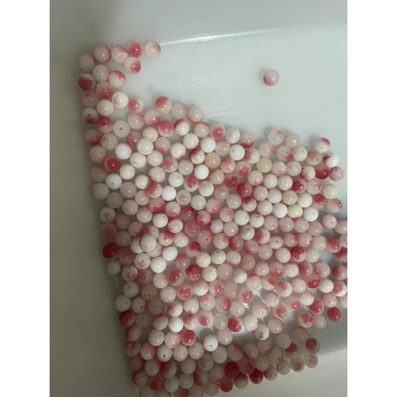 

Бусины из натурального нефритового камня, размер 4 мм, 6 мм, 8 мм, 10 мм для изготовления ювелирных изделий, свободные бусины-разделители 6mm-30pcs