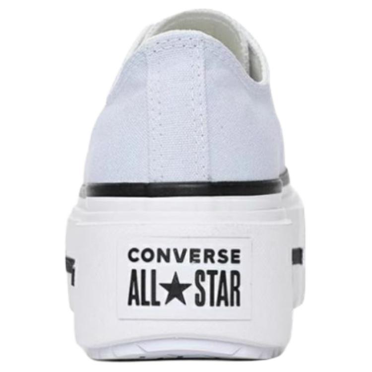 Converse Chuck Taylor SEASONAL comfortable, soft, durable low-top canvas shoes for women in white and purple