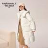 Mark Fairwhale Women's Detachable Hood Long Down Jacket