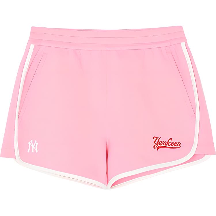 

New MLB New York Yankees Casual Shorts Women s Pink 3FSPV0443-50PKS XS