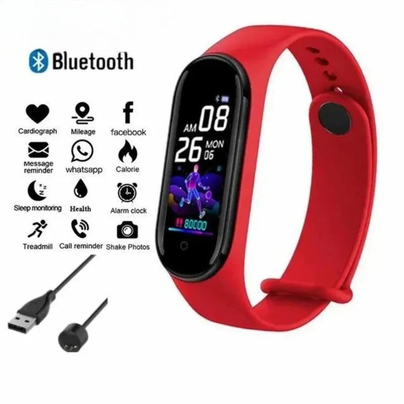 Smart Band Watch Movement Step Count Bluetooth Synchronous Phone Information Waterwroof Smartwatch For Men Women Student