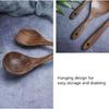 Wooden Kitchen Cooking Utensil Set,Wooden Soup Ladle,Walnut Wooden Spoons Spatula for Cooking 7pcs