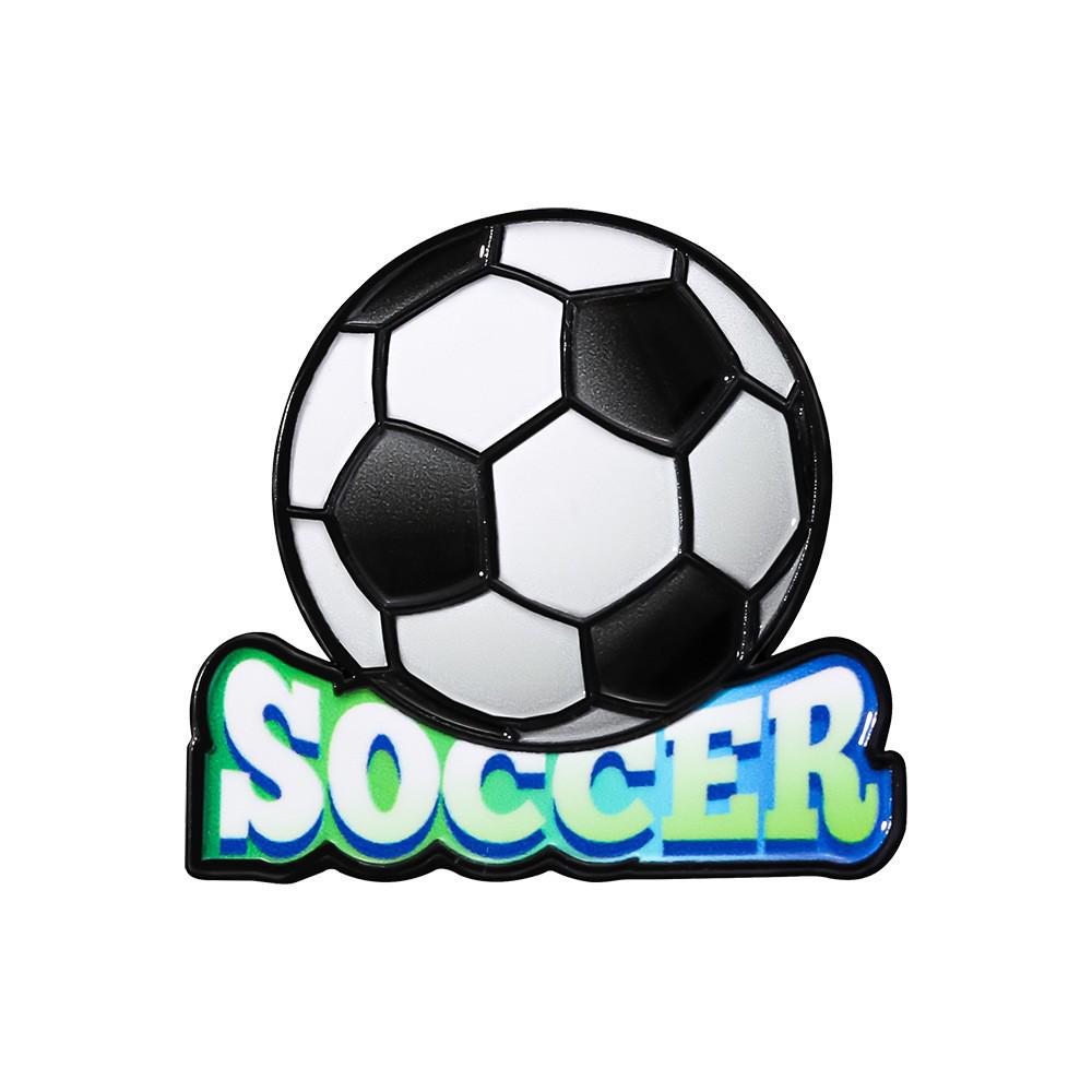 2026 World Cup Football Badge Pin: USA, Canada, Mexico Major League Fan Commemorative Brooch