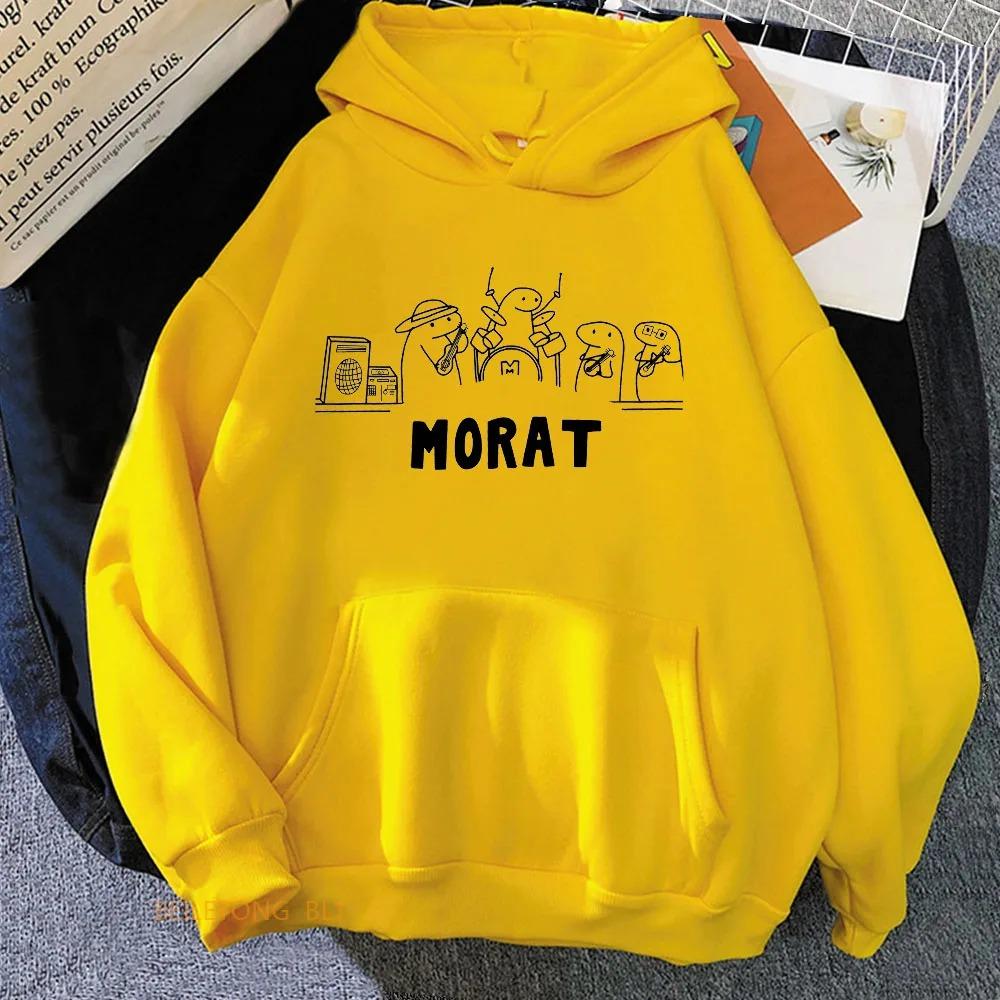 Morat Music Group Hoodie Graphic Printing Hip Hop Comfortable Sweatshirt Funko Pop Punk Clothing Sudaderas Fleece Punk Pullovers