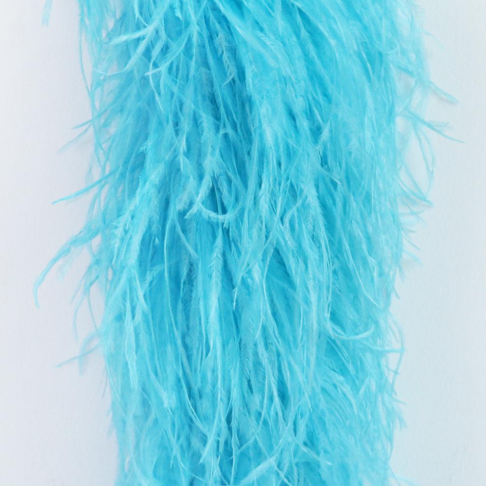 DIY Natural Ostrich feather boa 1 to 30Ply Fluffy Black Ostrich plumas Decoration Shawl Trims Costume Clothing Sewing Accessory