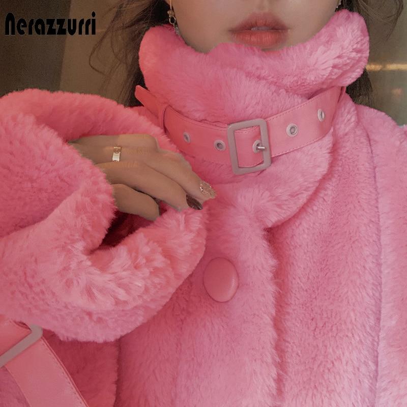 soft pink fur jacket