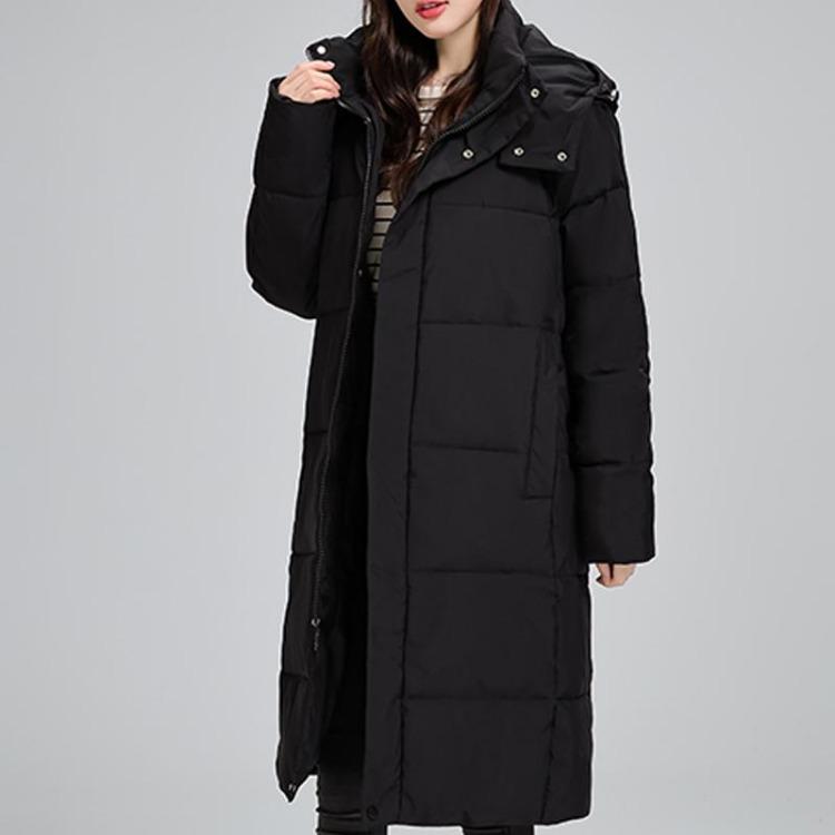 

Plus Size Elegant Warm Winter Coats for Women Thick Hooded Parkas Long Loose Overcoat Fashion Female Jackets 3XL