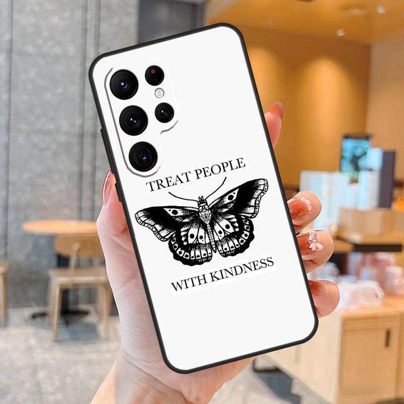 

Treat People With Kindness Case For Samsung Galaxy S23 S22 S21 Ultra Plus S8 S9 S10 Note 10 20 Ultra S21 S20 FE Cover Galaxy S9